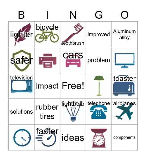 Innovations Bingo Card