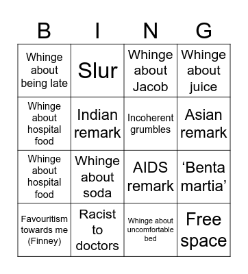 Visiting deda bingo Card