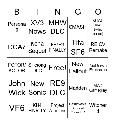 SUMMER GAY FEST June 2026 Bingo Card