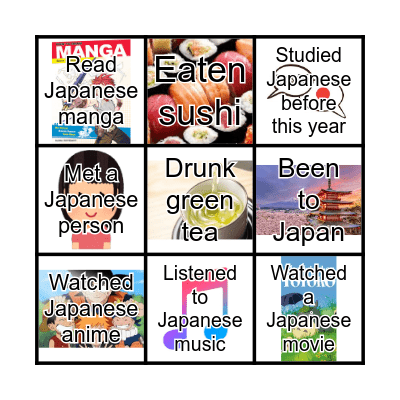 Have you ever...? Bingo Card
