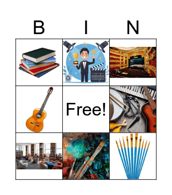 Art Week Bingo Card