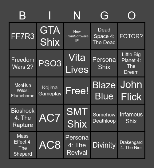 The Summer Scandal of 2026 Bingo Card