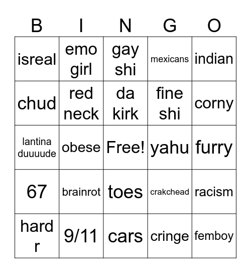 reels nga Bingo Card