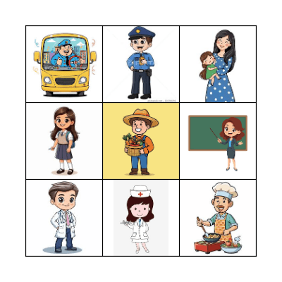 profession Bingo Card