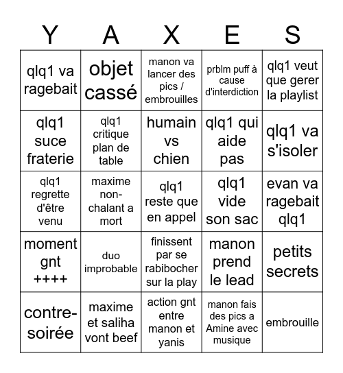 Barbingo Card