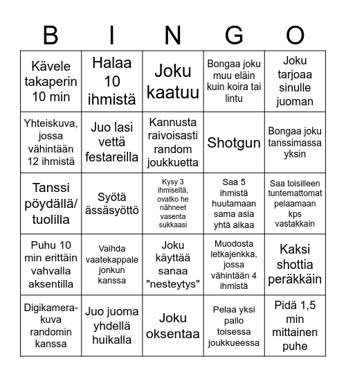 Hiiribaaribingo Card
