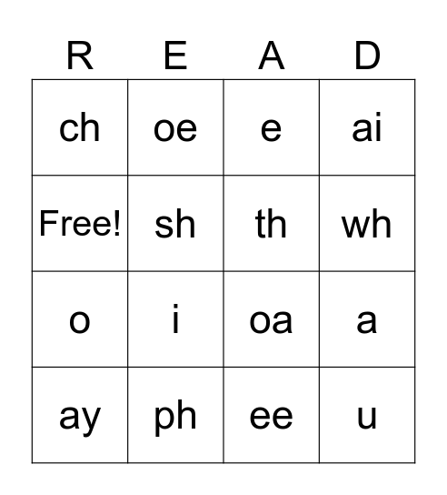 Reading Club - 1 Bingo Card
