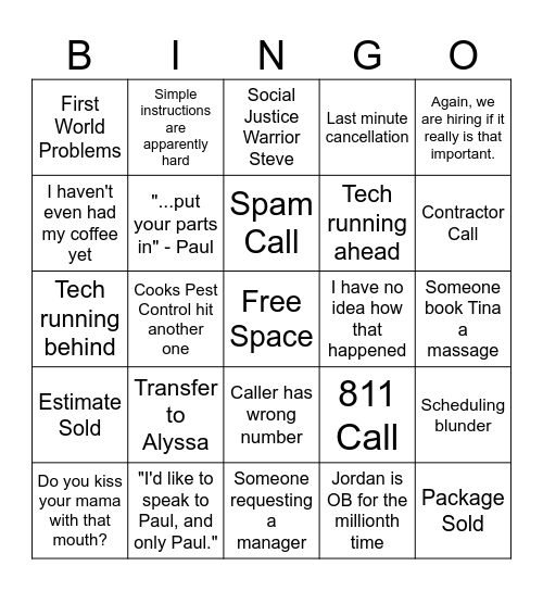 Rainscapes Bingo - JG's Last Brain Cell Bingo Card