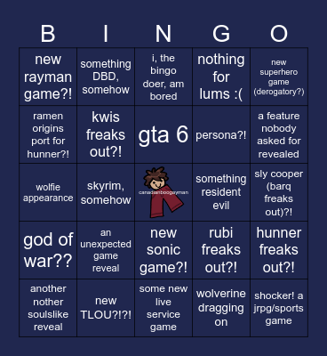 state of slay Bingo Card