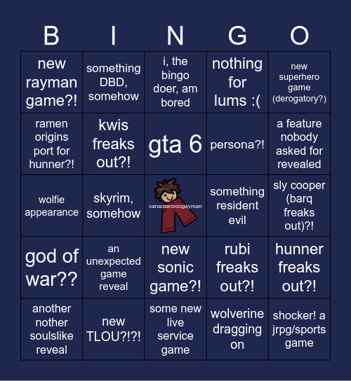state of slay Bingo Card