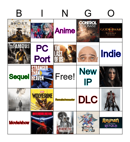 State of play 02/06/26 Bingo Card