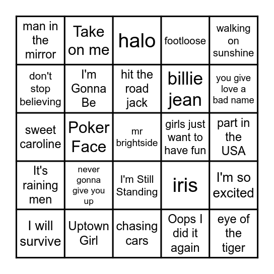 Tolbooth Voices Bingo Card