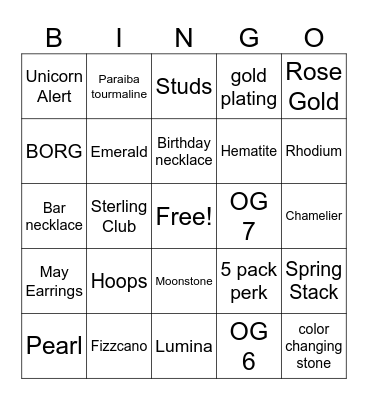 June Bingo! Bingo Card