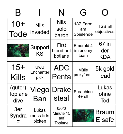 TSBingo Card