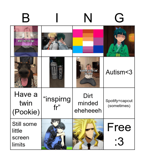 Toki’s bingooi Bingo Card