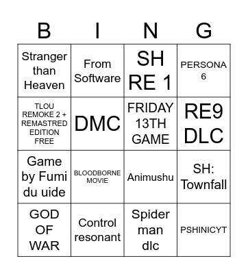 sp26 Bingo Card