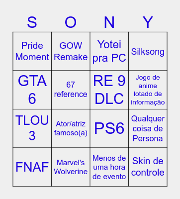 Bingo - State of Play 2026 Bingo Card