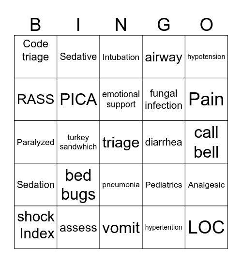 RSI BINGO Card