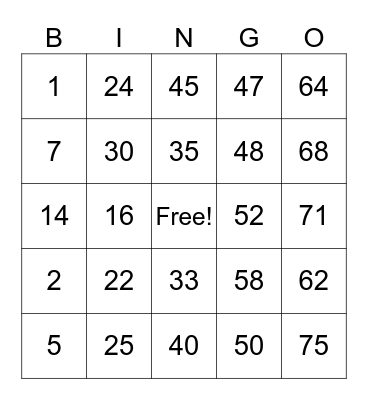 Pride Drag Bingo Card