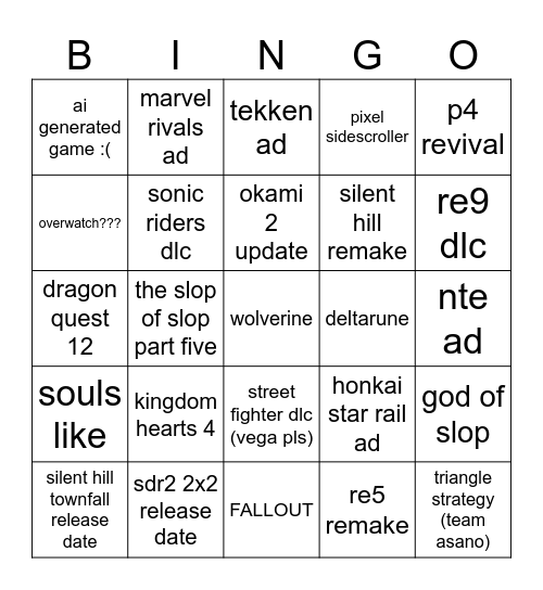 state of gay Bingo Card
