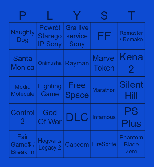 State Of Play 02.06.2026 Bingo Card