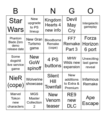 State of Play 06.02.26 Bingo Card