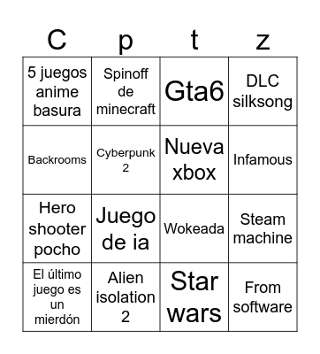 summer fest Bingo Card