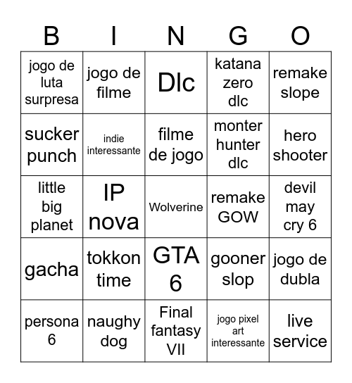 state of play 2026 Bingo Card