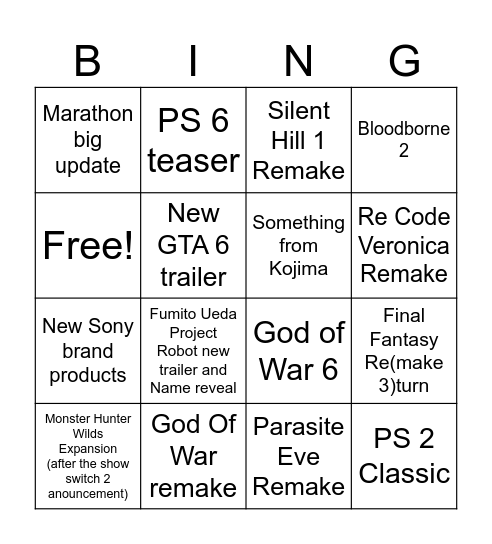 State of Pay Bingo Card