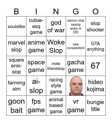 State of Play Bingo Card