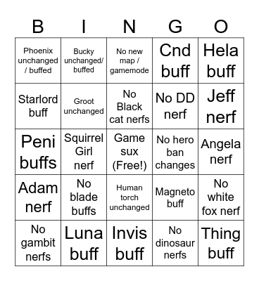 S8.5 Balance Notes Bingo Card