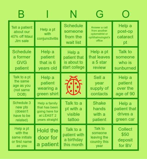 JUNE TEG BINGO Card