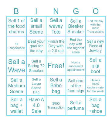 June Bingo Card