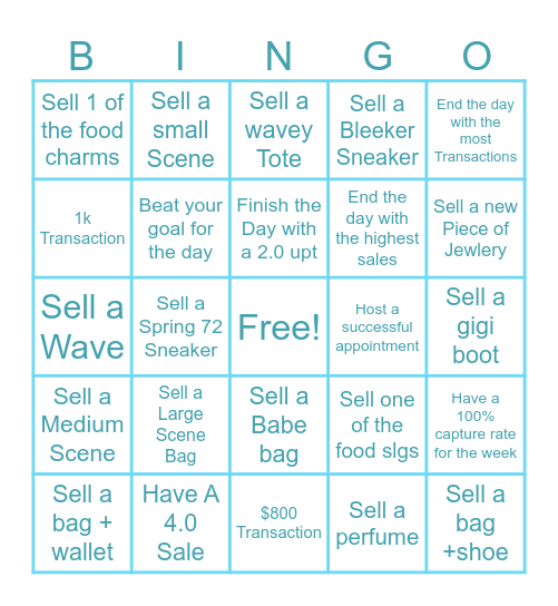 June Bingo Card