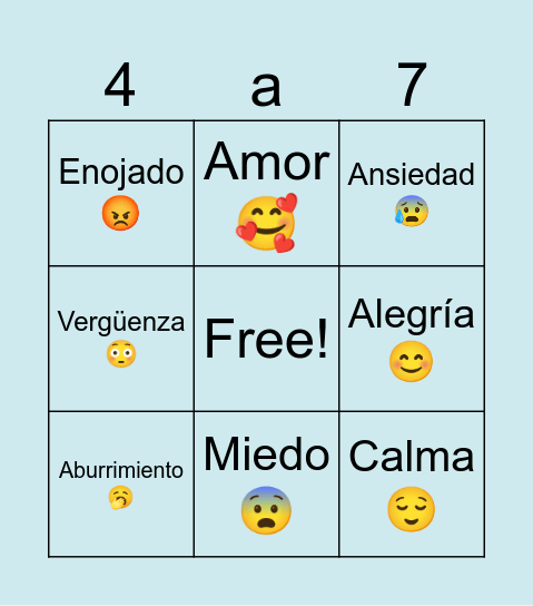 Bingo programa Bingo Card
