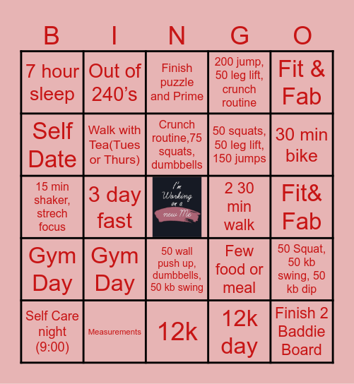 🌺 June 🌺 Bingo Card