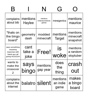 peyton bingo board Bingo Card