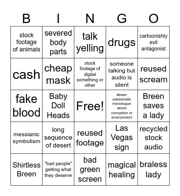 Breen-Go! I Am Here....Now Bingo Card
