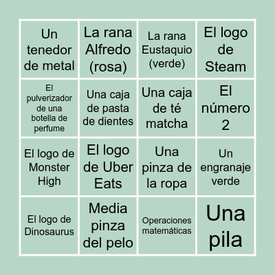 Remanente: Objetos Ocultos Bingo Card