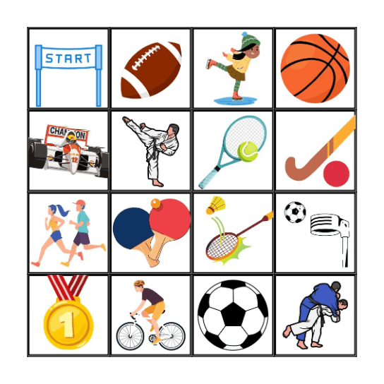 Sport Bingo! Bingo Card