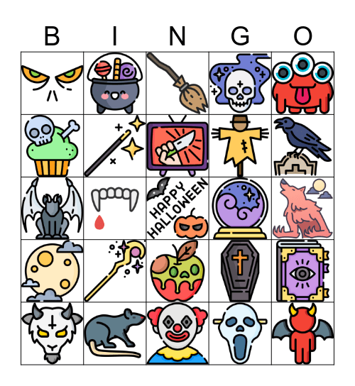 Bingo Halloween Bingo Card