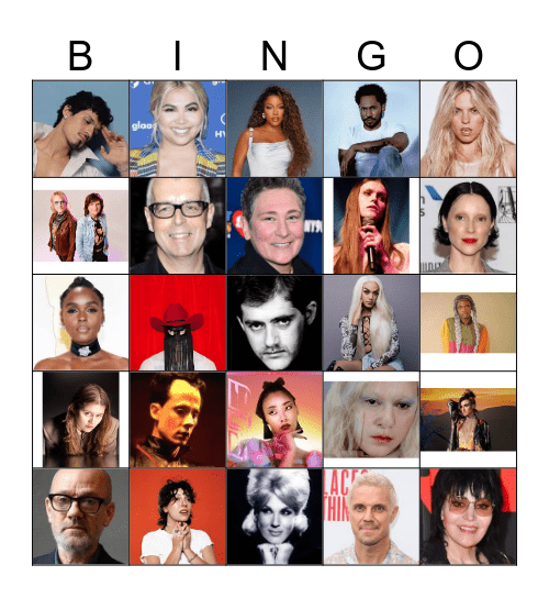 PRIDE Bingo Card