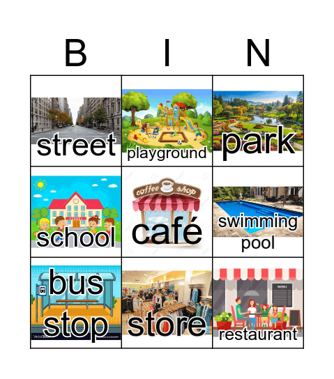 Town Bingo Card