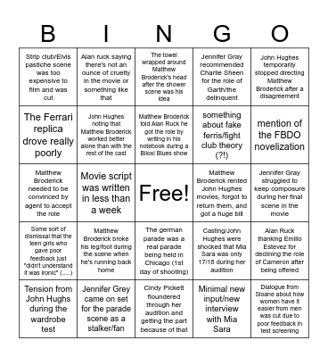 New FBDO Book Bingo (???) Bingo Card