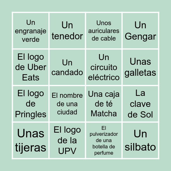 Remanente Bingo Card