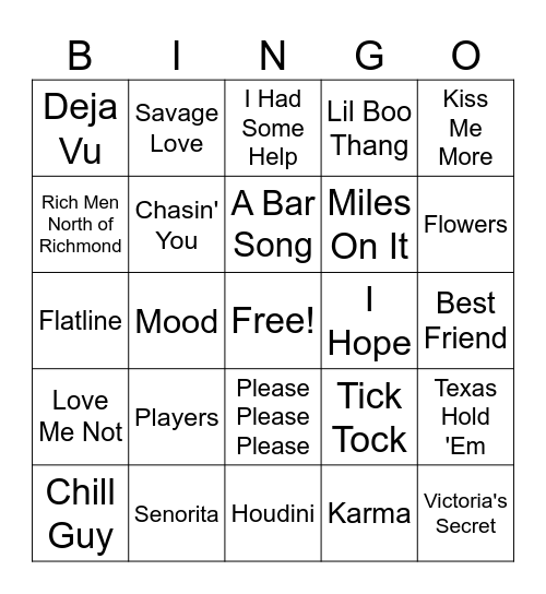 2020 and Beyond Vol. 2 Bingo Card