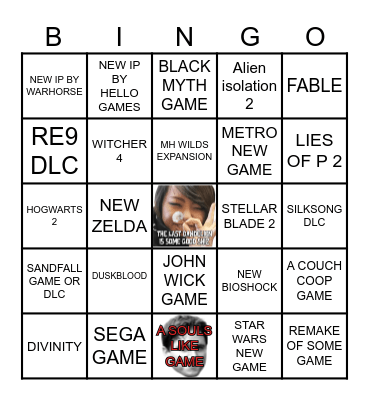 SUMMER GAME FEST PANDA BINGO JANKY CARD Bingo Card