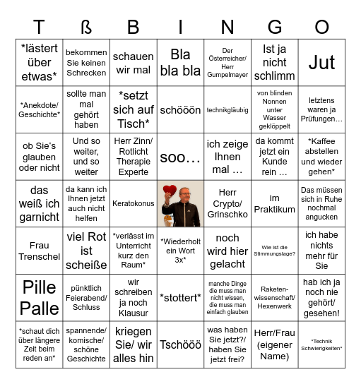 Tüß Bingo Card