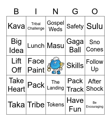 Connect Camp Bingo! Bingo Card