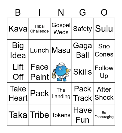 Connect Camp Bingo! Bingo Card